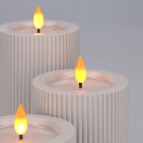 BRILAGI - SADA 3x LED Sviečka LED/3xAAA krémová