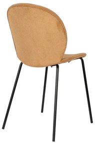 Okrovožlté jedálenské stoličky v súprave 2 ks Bonnet - Zuiver