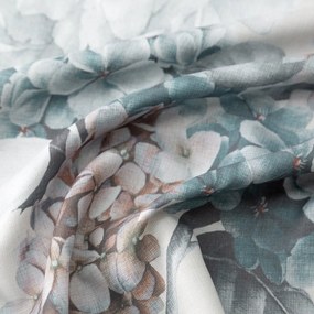 ZÁVES NA KRÚŽKOCH ANETT 140X250 CM KVETY