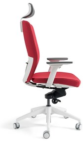 Kancelárska ergonomická stolička BESTUHL J2 WHITE SP — viac farieb, s podhlavníkom Čierna 201