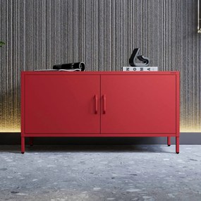 TV stolík na nožičkách ROSA, 1150 x 595 x 400 mm, Modern: červená farba