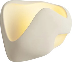 Nástenná lampa Japandi krémová 30 cm - Pietra
