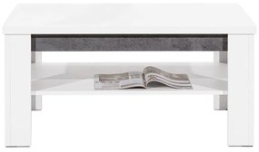 Konferenčný stolík Brando B09 Biela/Betón