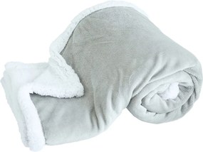 ARÔME HOME Mikroflanelová deka, sivá