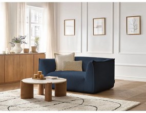 Tmavomodrá pohovka z textílie buklé 170 cm Giorgia – Bobochic Paris