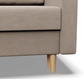 Rohová rozkladacia sedačka BLANK Elegant ľavá, béžová