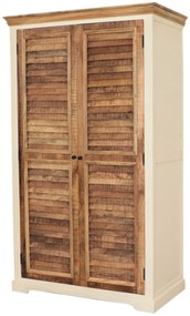 furniture-nabytek.cz - Rustikálna skriňa 120x200x60 z dreva mango