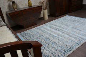 Kusový koberec MANYAS Zhera sivomodrý