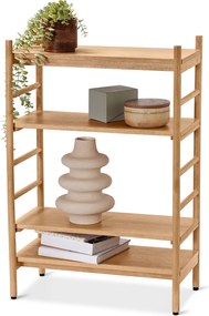 Priečkový regál s nastaviteľnými policami