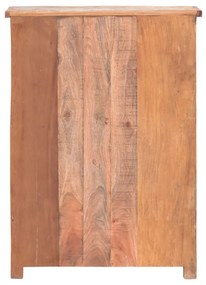 furniture-nabytek.cz - Masívna komoda Wakefield z recyklovaného dreva, lakovaná, viacfarebná – 77×42×108 cm