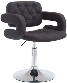 Kreslo Dublin - látka - Čierna