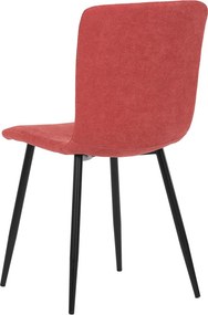 Autronic BONTEC Jedálenská stolička, červená, menčestrová látka, DCL-964 RED2 Farba: Červená