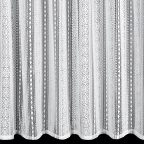 ZÁVES NA PÁSKE ADORA 140X270 CM BIELA