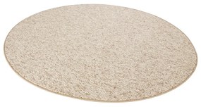 Svetlohnedý okrúhly koberec ø 200 cm Wolly – BT Carpet
