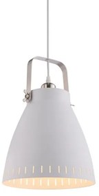 JUST LIGHT. 11060-16 - Luster na lanku EVA 1xE27/60W/230V pr. 26,5 cm biela