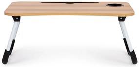 ModernHome Malý stolík na notebook 60x40cm - Drevo