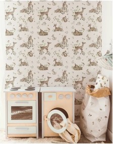 Tapeta jelenia lúka šedá 280×50 cm