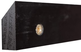 Závesný nočný stolík cindy 34 x 30 cm čierny MUZZA