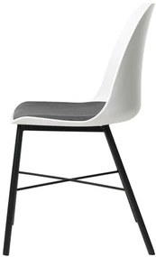 Jedálenská stolička Unique Furniture WHISTLER biela polyester 36611001