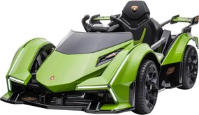 LEAN CARS Elektrické autíčko Lamborghini GT HL528 LED svetlá MP3 zelené