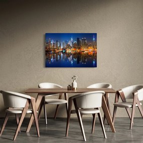 Obraz Manhattanu v noci (90x60 cm)