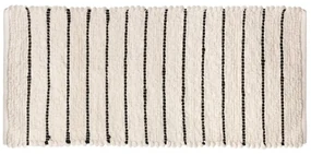 Krémový koberec STRIPED 50x120 cm