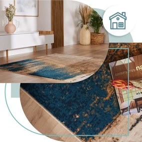 Koberec Agnella Isfahan Abrazio tmavobéžový