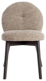 Béžové čalúnené jedálenské kreslá v súprave 2 ks Sinosa – Light &amp; Living