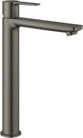 Vysoká umývadlová batéria GROHE Lineare bez výpustu kart. hard graphite 23405AL1
