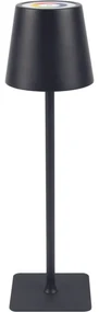 Classbach TL 4025 LED dobíjacia stolná lampa, čierna