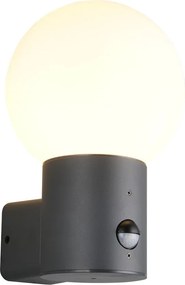 Nástenné vonkajšie svietidlo so senzorom pohybu ø 18 cm Mures – Trio