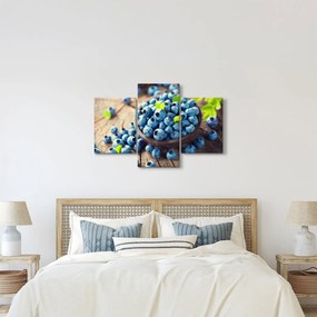 Obraz - Čučoriedky (90x60 cm)