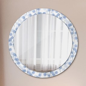 Okrúhle ozdobné zrkadlo Vetvy fi 90 cm