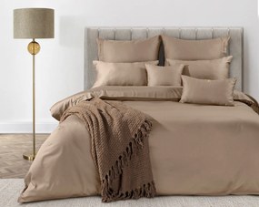 MAKOSATÉNOVÉ OBLIEČKY EVA MINGE ELEGANT1E 200X220 CM, 2 KS 70X80 CM SVETLOHNEDÉ