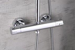 Aqualine LIGA sprchový stĺp s termostatickou batériou, chróm SL533