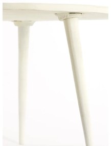 Kovový okrúhly odkladací stolík ø 59 cm Babína – Light &amp; Living