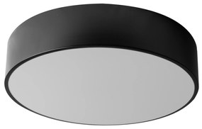 Toolight - Stropná lampa 40 cm okrúhla 4xE27 60W App642-3c, čierna, OSW-00090