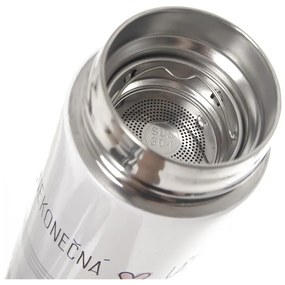 Biela termoska 400 ml – Orion