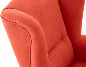 DREVONA TV Kreslo oranžové AVA JIM Soro 51