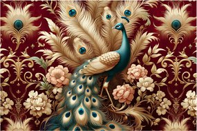 Obraz – Elegantný páv (90x60 cm)