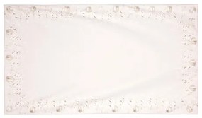 Obrus s vianočným motívom - vianočné gule na sivom podklade, 130x220 cm, 100% polyester., 130 х 220 cm