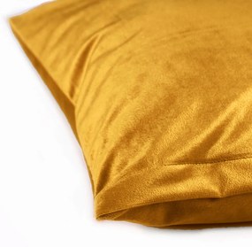 Biante Zamatová obliečka na vankúš Velvet Prémium SVP-37 Zlatisto oranžová 35 x 45 cm