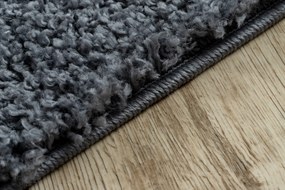 Koberec BERBER CROSS B5950, sivo - biely, strapce, Maroko Shaggy