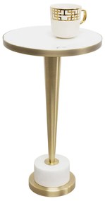 Coney Marble príručný stolík biely Ø30 cm