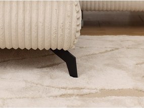 Béžová menčestrová rohová pohovka (ľavý roh/do L) Marbeya – Ropez