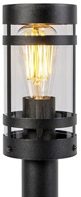Moderné vonkajšie svietidlo čierne 80 cm IP44 - Gleam