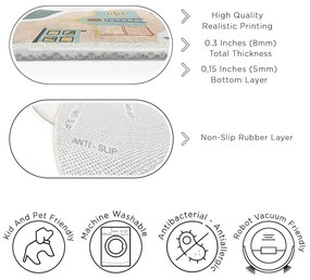 Prateľný detský hrací koberec ø150 cm Farmer's Life – Mila Home