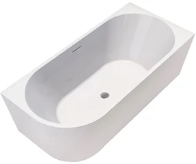 Cerano Bianco, akrylátová voľne stojaca akrylátová vaňa 170x80 cm, pravá, biela, CER-CER-413603