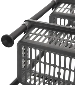 Orion Regál UH 4 poschodia Slim GREY sivá