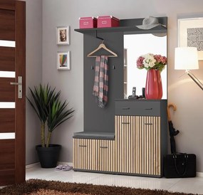 Predsieňová stena MARCO II + P artisan/antracit anas mc2+p